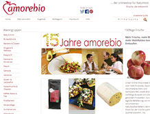 Tablet Screenshot of amorebio.de